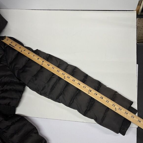 Laundry By Shelli Segal Winter Coat Down Puffer Hooded Womens MED Brown Quilted - Picture 10 of 12